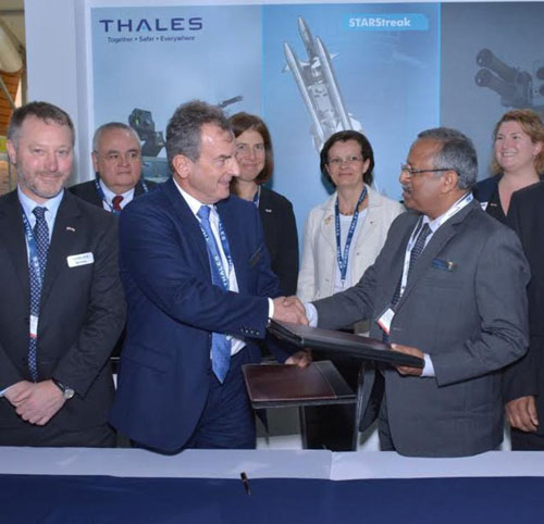Thales, Bharat Dynamics Sign MoU for STARStreak Missile