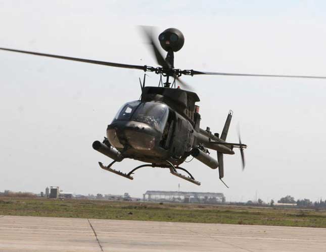 Tunisia Receives 6 Bell OH-58D Kiowa Warrior Helicopters 
