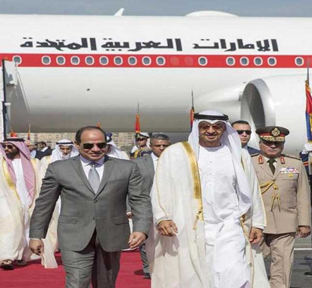 Egyptian President Receives Abu Dhabi Crown Prince