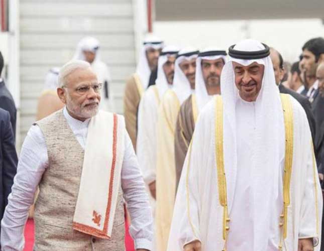 Abu Dhabi Crown Prince Starts 3-Day Visit to India