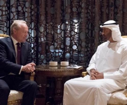 Abu Dhabi Crown Prince Receives Raytheon Chairman