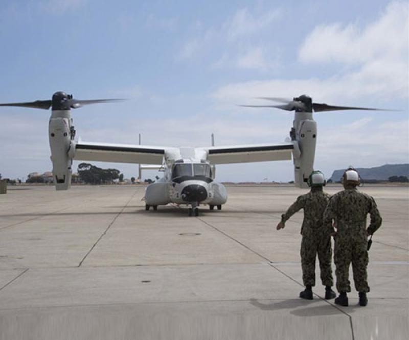 Bell Boeing Delivers First Fleet CMV-22B to US Navy