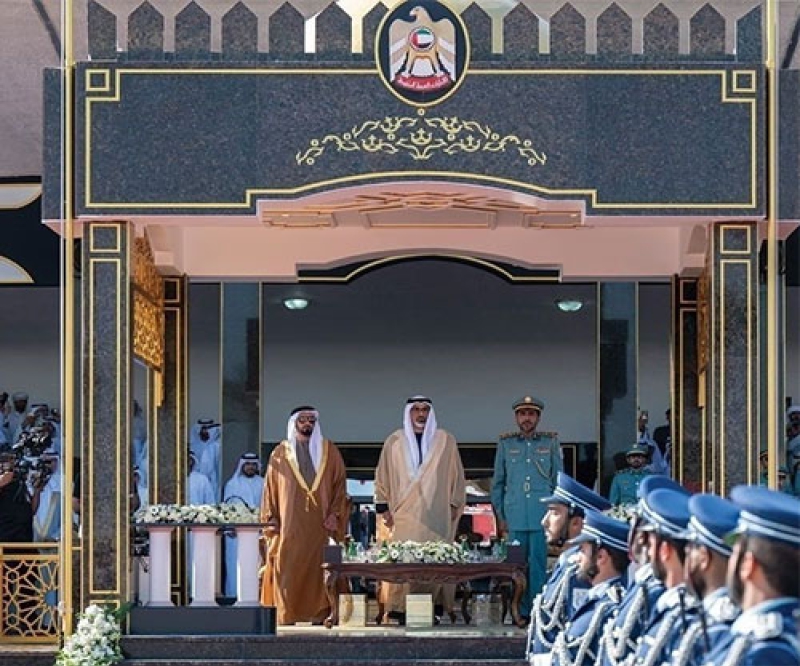 Crown Prince of Abu Dhabi Attends Police College Graduation Ceremony