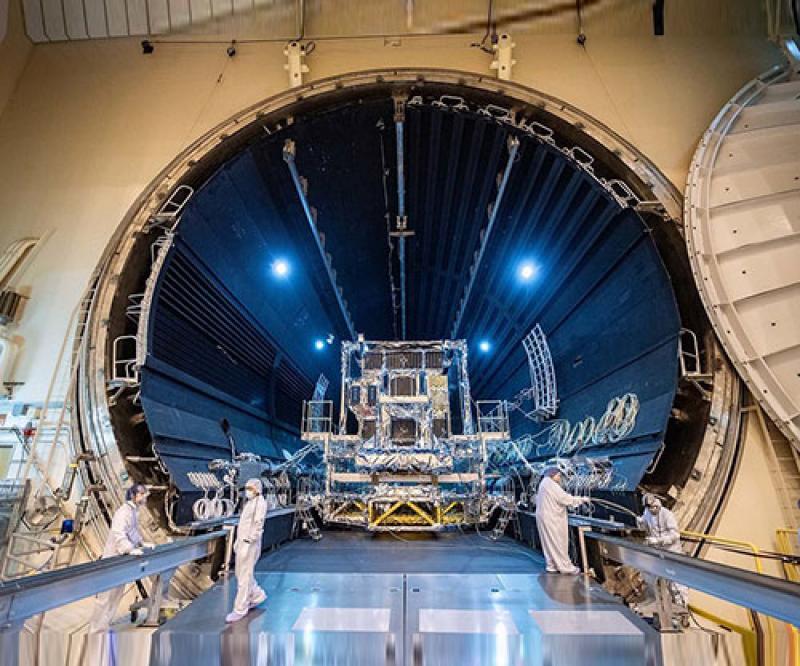 LM 2100™ SBIRS Missile Warning Satellite Completes Thermal Vacuum Testing