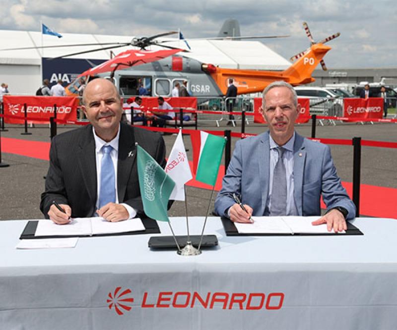 Leonardo Appoints Mukamalah Aviation Company as Authorised Service Centre in Saudi Arabia