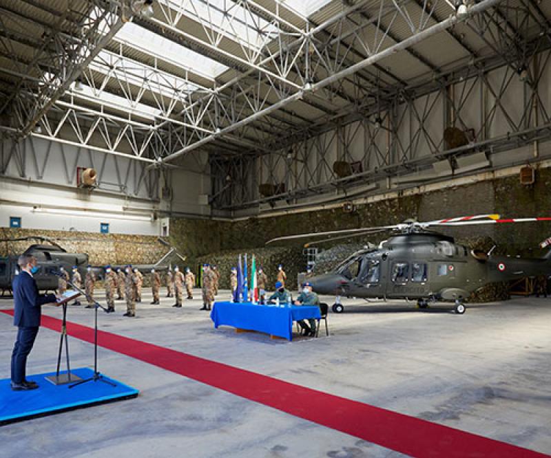 Leonardo Delivers First AW169 Training Helicopter to Italian Army