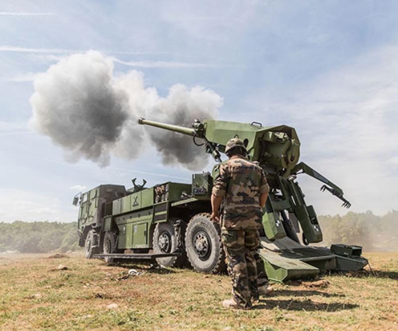 Nexter Exhibits CAESAR 8x8 in Czech Republic