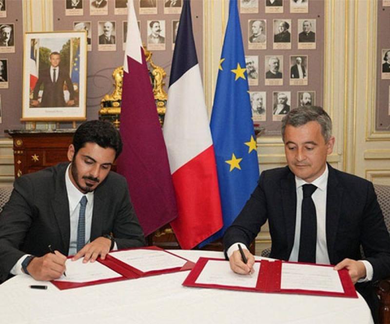Qatari, French Ministries of Interior Sign Pacts