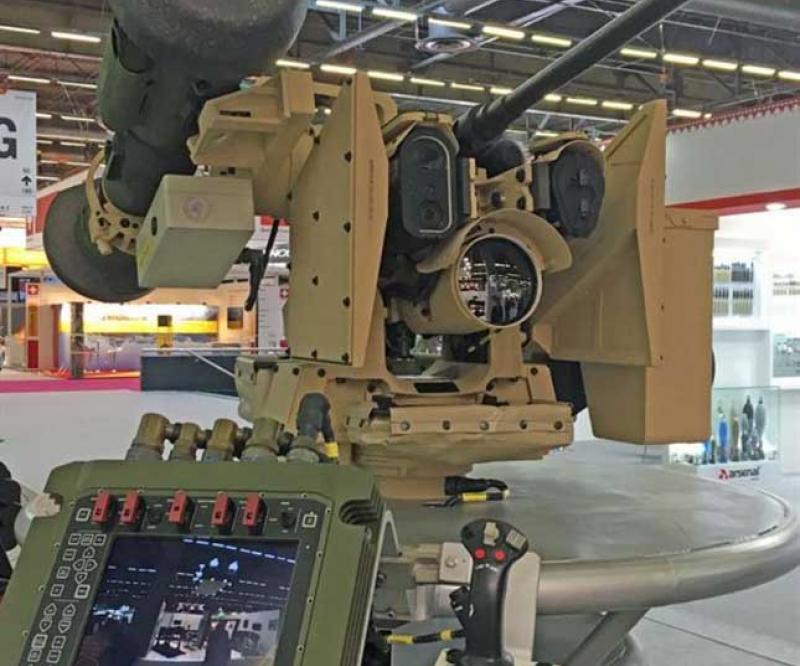 KONGSBERG Displays PROTECTOR RWS with Integrated Javelin at Eurosatory