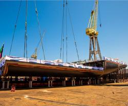 Fincantieri Starts Dry Dock Work on Qatar’s LPD Amphibious Vessel 