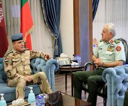 Jordanian Army Chief Receives Commander of Iraqi Air Force