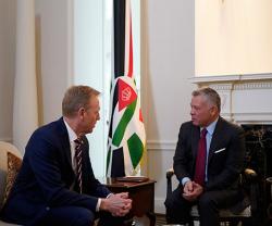 Jordanian King Meets US Defense, Security Officials