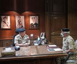 Jordanian King Visits Army General Command