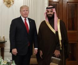 Saudi Deputy Crown Prince Meets Donald Trump