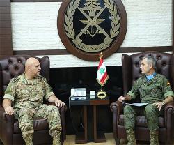 Lebanese Army Chief Receives Commander of United Nations Interim Force