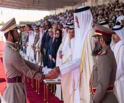 Qatar’s Amir Attends Cadets Graduation at Ahmed Bin Mohammed Military College