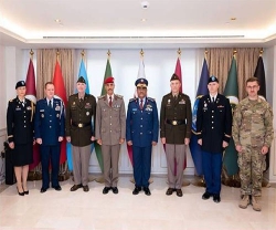 Qatar’s Chief of Staff Receives US Task Force Spartan Deputy Commanding General