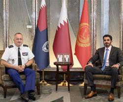 Qatar’s Interior Minister Meets French National Gendarmerie Director General