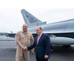 Qatar’s Minister of State for Defence Affairs Meets British Defence Secretary