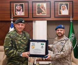 Saudi Chief of General Staff Receives Chief of Hellenic National Defence General Staff