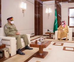 Saudi Crown Prince, Deputy Defense Minister Receive Pakistan’s Chief of Army Staff