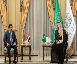 Saudi Deputy Defense Minister Meets Iraqi Defense Minister