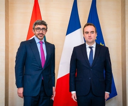 UAE’s Deputy Prime Minister Meets French Minister of Armed Forces in Paris