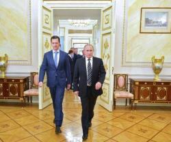 Syrian President Meets Russian Counterpart in Moscow