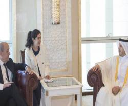 Qatar’s Prime Minister Receives French Defense Minister 