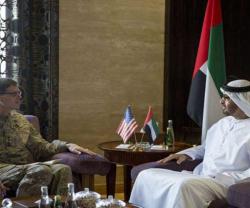 Abu Dhabi Crown Prince Meets US Central Command Chief