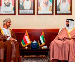 UAE Defense Minister Meets Omani, Singaporean Ambassadors